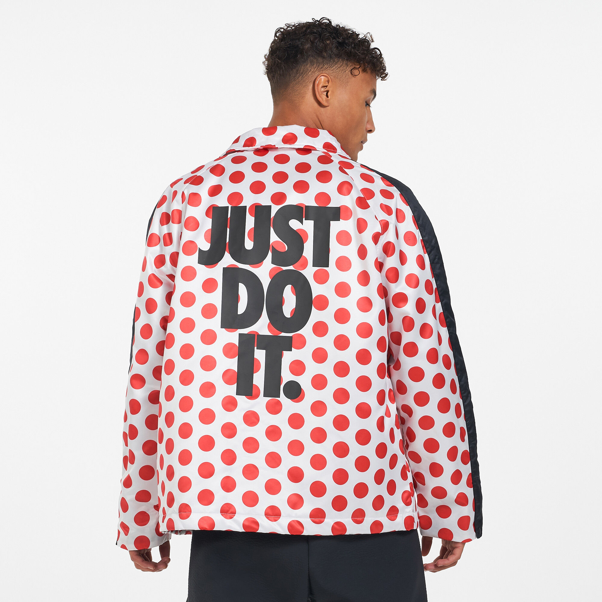 NIKE L Jacket Puffer Just Do It JDI Print Synthetic Fill Womens $125 | eBay