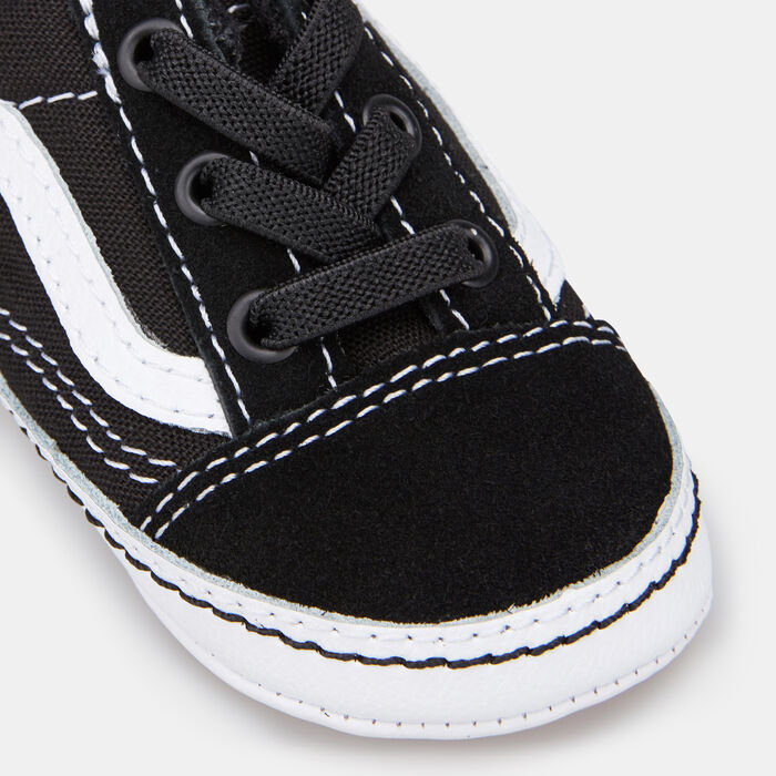 Vans Kids' Old Skool Crib Shoe Black Vans Kids' Old Skool Crib Shoe Black image number 4