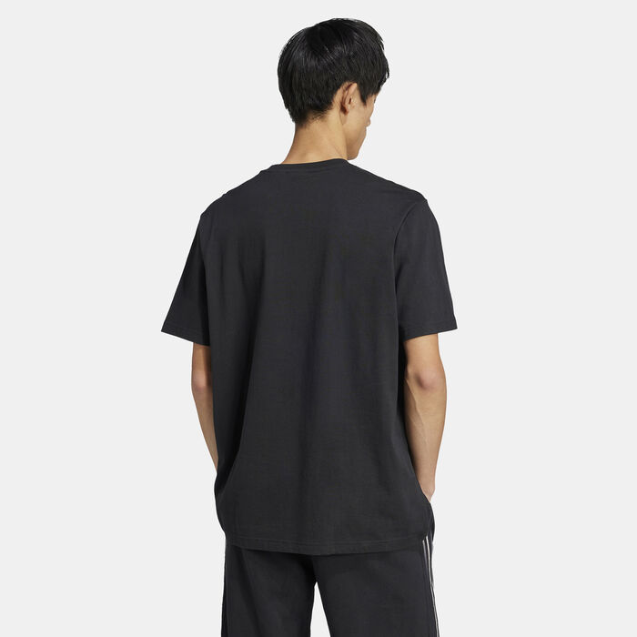 adidas Originals Men's Skeleton Trefoil T-Shirt Black adidas Originals Men's Skeleton Trefoil T-Shirt Black image number 1