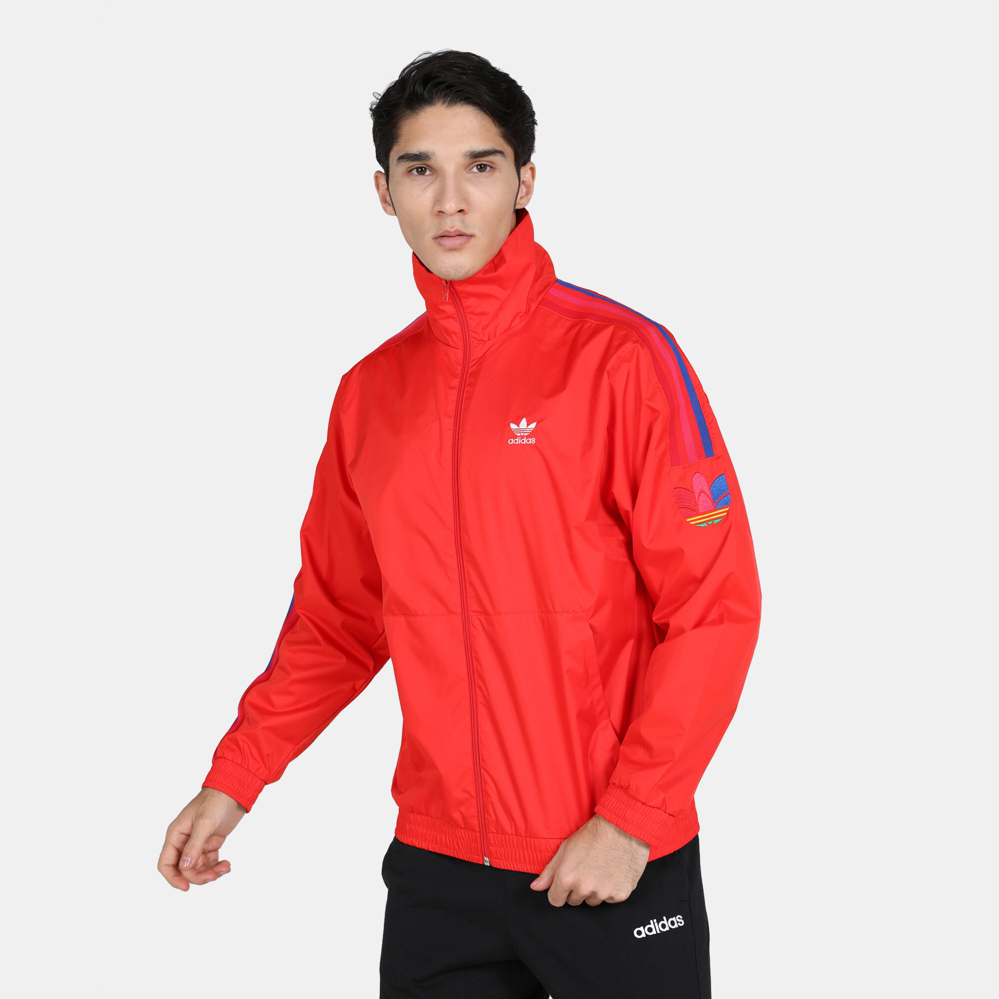 Men s 3D Trefoil 3 Stripe Track Jacket