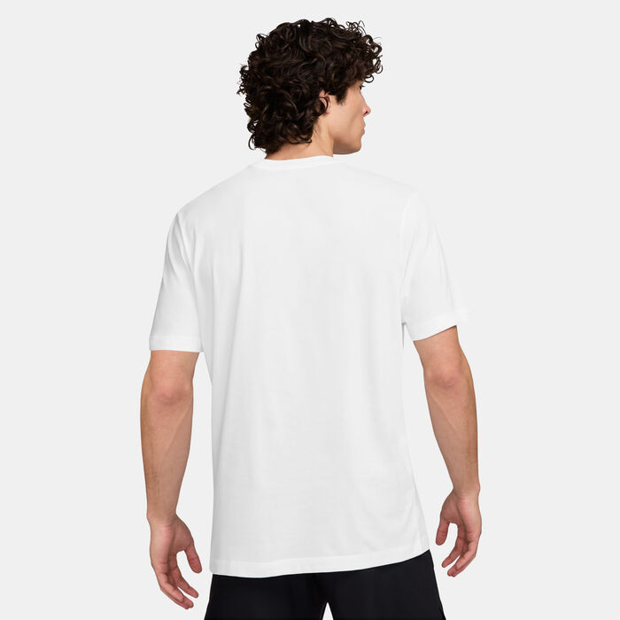 Nike Men's Dri-FIT Training T-Shirt White Nike Men's Dri-FIT Training T-Shirt White image number 1