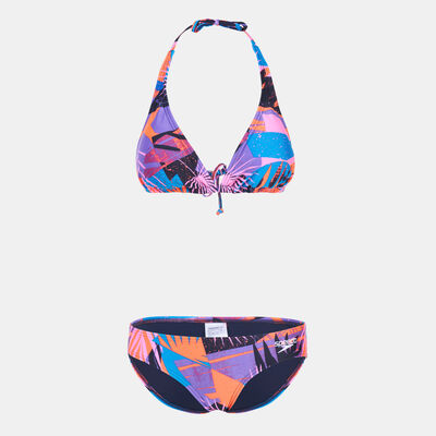Speedo Women's Triangle Bikini Multi-Color