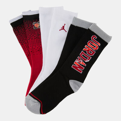 Nike Kids' Air Crew Socks White Nike Kids' Air Crew Socks White