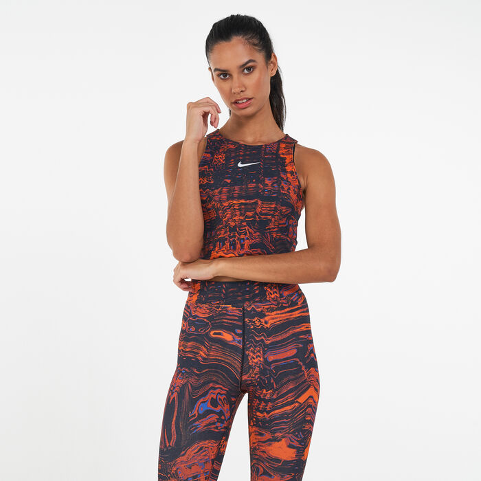Nike Women's Sportswear Allover Print Tank Top White Nike Women's Sportswear Allover Print Tank Top White image number 0