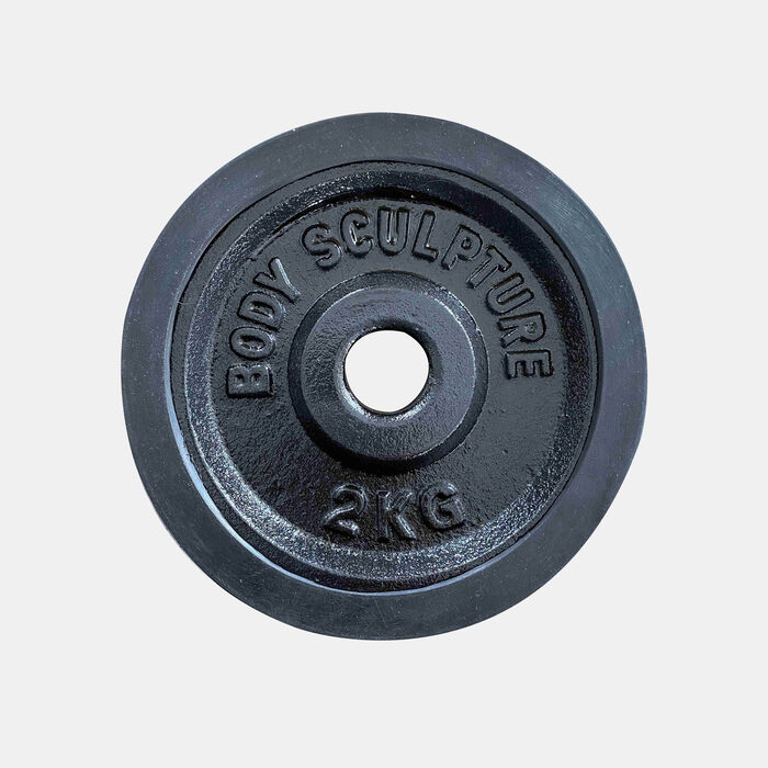 Body Sculpture Rubber Weight Plate (2kg)  Multi-Color image number 0