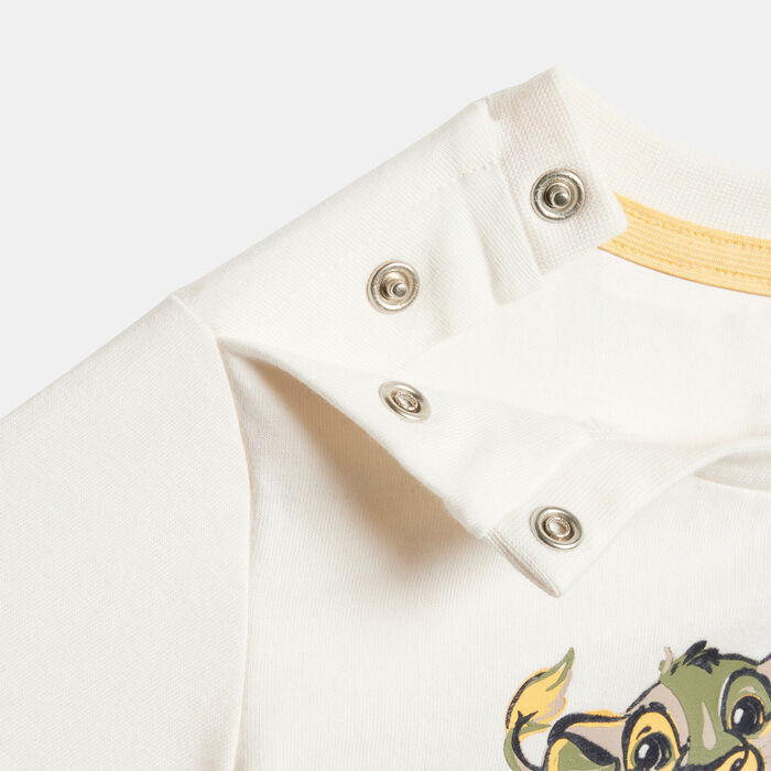 adidas Kids' Disney Lion King T-Shirt and Shorts Set (Baby and Toddler) White image number 1