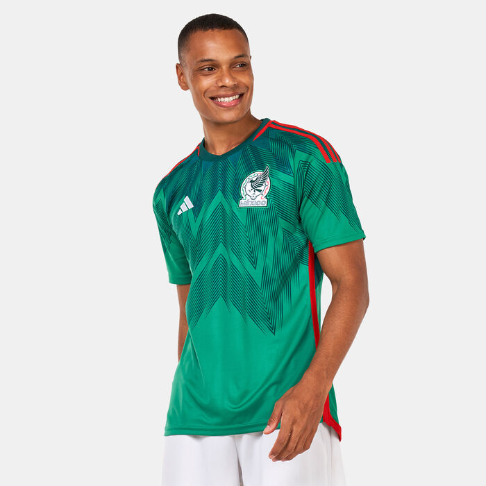 adidas Men's Mexico Official Home Jersey - 2022/23 Green adidas Men's Mexico Official Home Jersey - 2022/23 Green image number 0