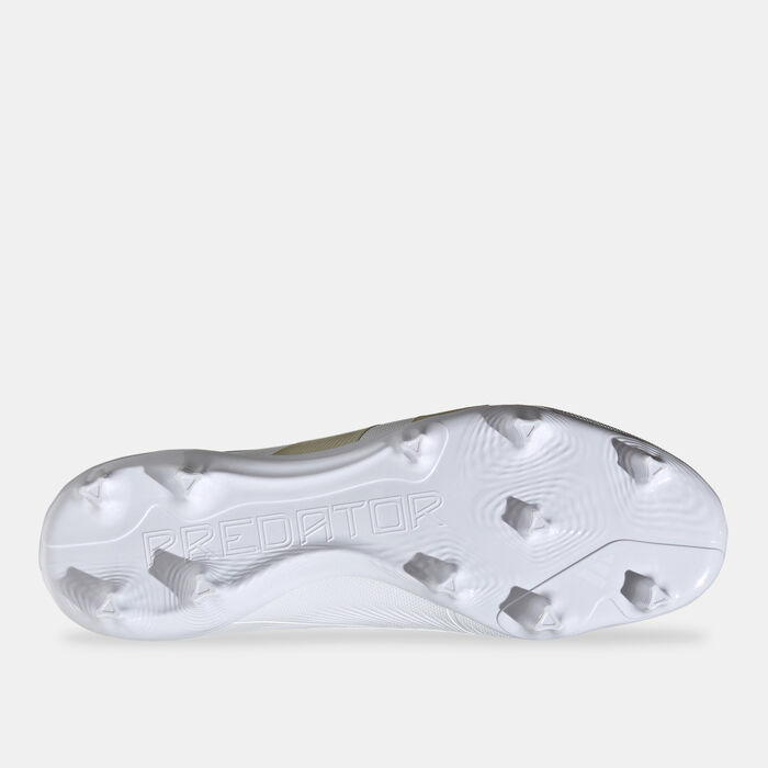 adidas Men's Predator League Firm Ground Football Shoes White image number 3