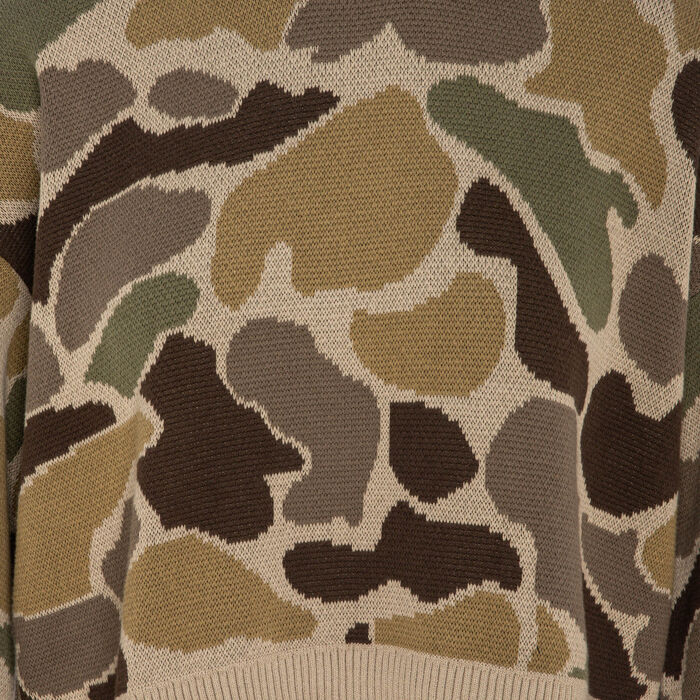Vans Women's Cammile Camo Pullover Sweater Black image number 2