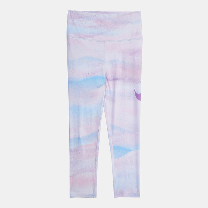 Nike Kids' Rise All Over Leggings Blue Nike Kids' Rise All Over Leggings Blue image number 0