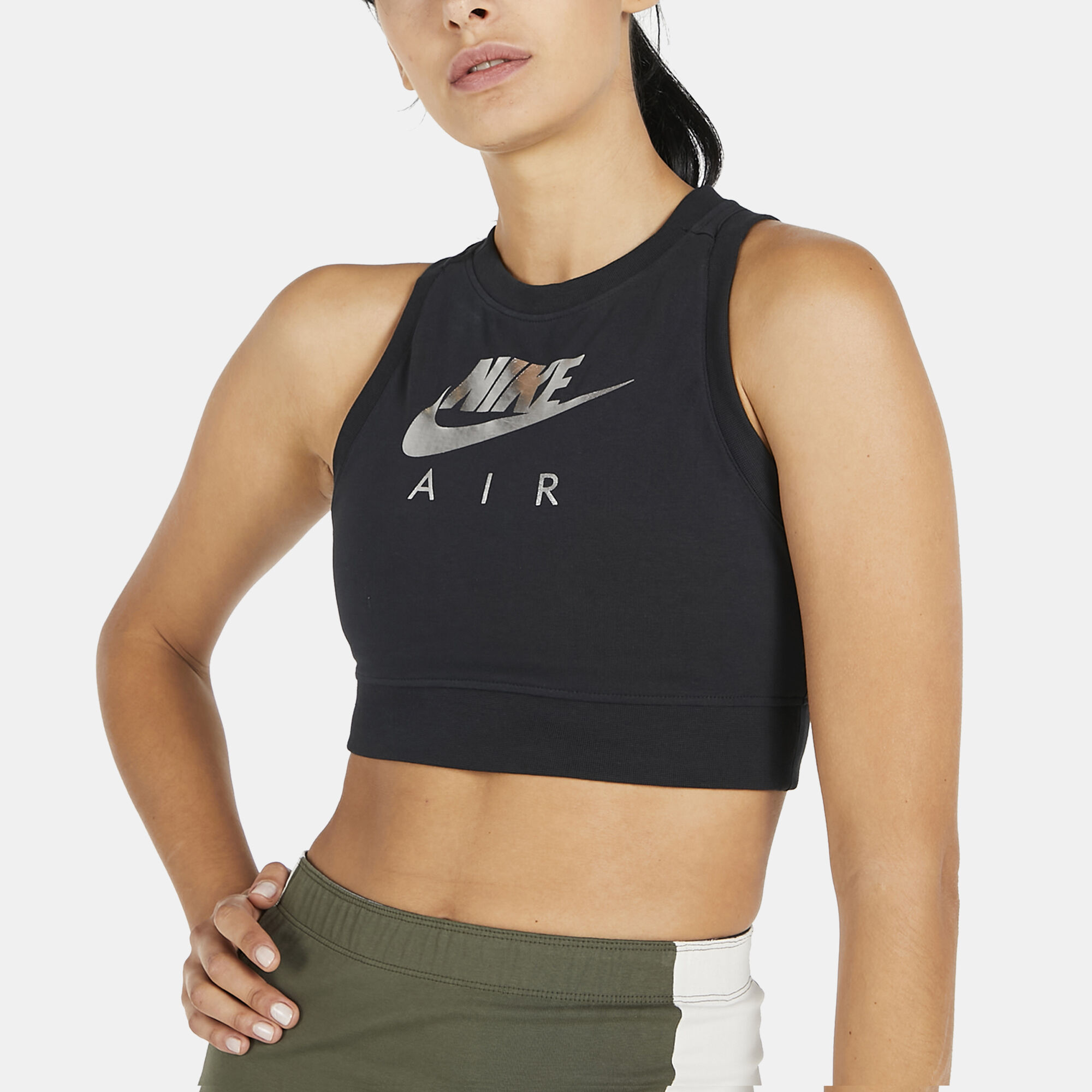 Nike Women s Sportswear Air Cropped Tank Top Black in KSA SSS