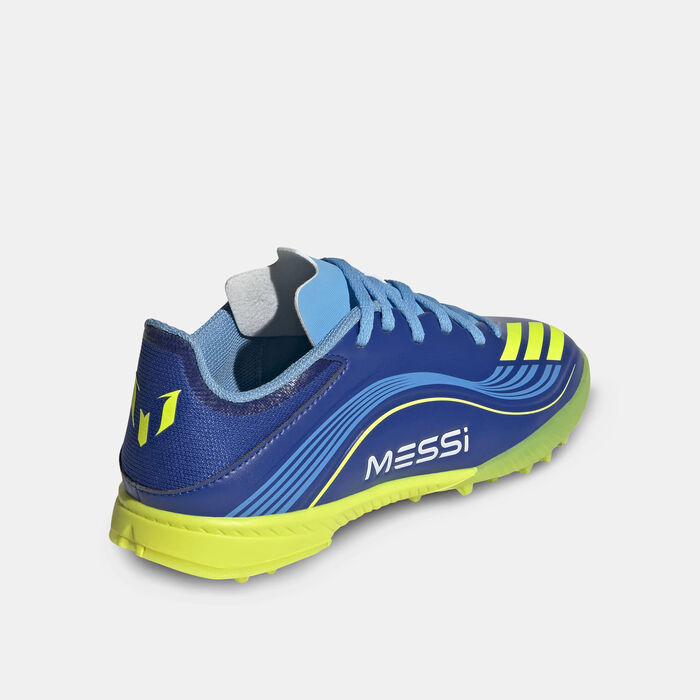 adidas Kids' F50 Messi League Turf Ground Football Shorts Blue image number 2