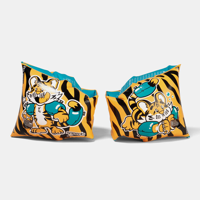 Speedo Kids' Character Printed Swimming Armbands Orange image number 0