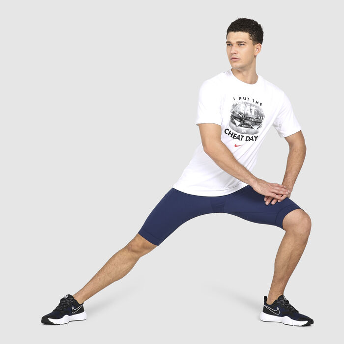 Nike Men's Dri-FIT Infinalon Yoga Shorts Blue image number 2