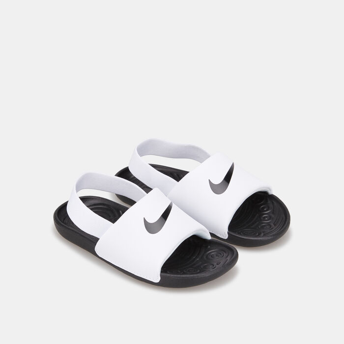 Nike Kids' Kawa Slides (Baby and Toddler) White Nike Kids' Kawa Slides (Baby and Toddler) White image number 1