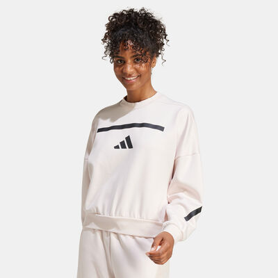 adidas Women's Z.N.E. Sweatshirt Pink adidas Women's Z.N.E. Sweatshirt Pink