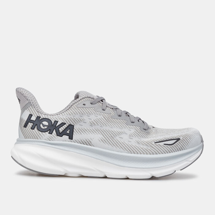 HOKA Men's Clifton 9 Running Shoe Grey HOKA Men's Clifton 9 Running Shoe Grey image number 0