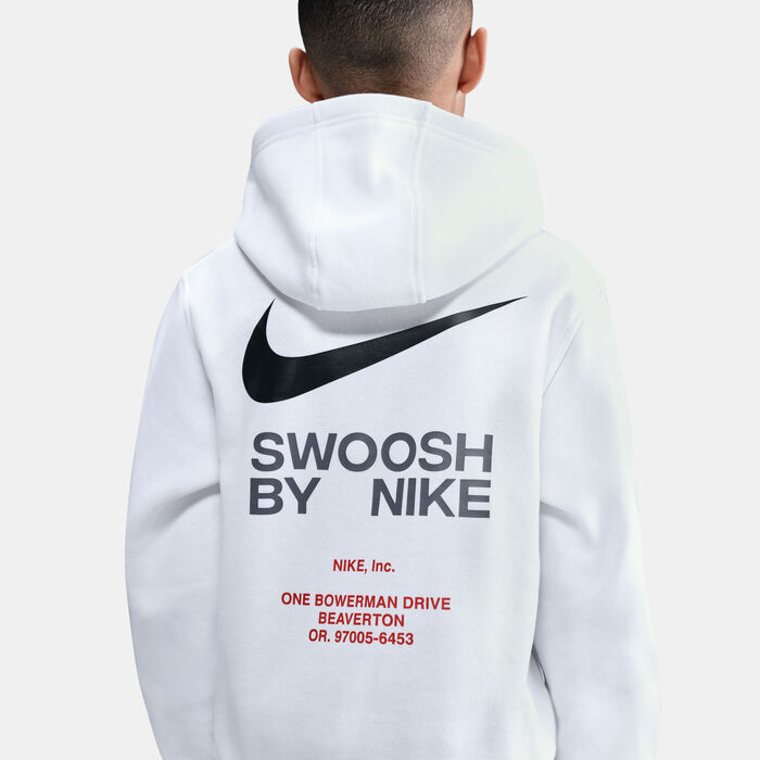 Nike Kids' Sportswear Hoodie White Nike Kids' Sportswear Hoodie White image number 3