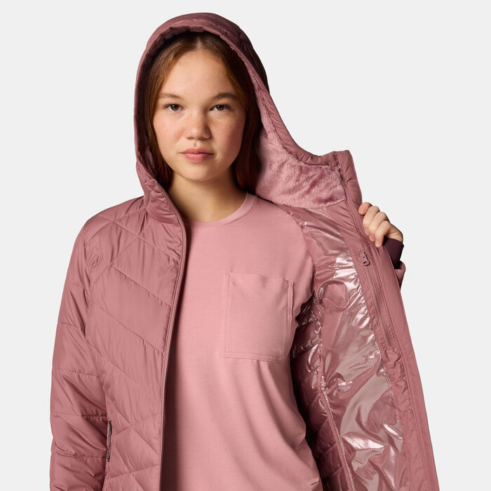 Columbia Women's Heavenly Full-Zip Hoodie Pink Columbia Women's Heavenly Full-Zip Hoodie Pink image number 4
