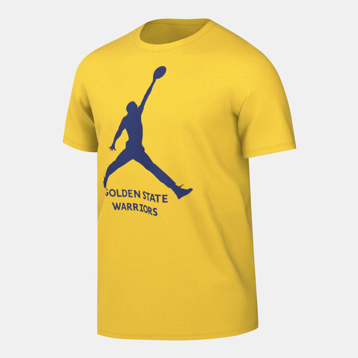 Jordan Men's NBA Golden State Warriors Essential Basketball T-Shirt Blue Jordan Men's NBA Golden State Warriors Essential Basketball T-Shirt Blue image number 0