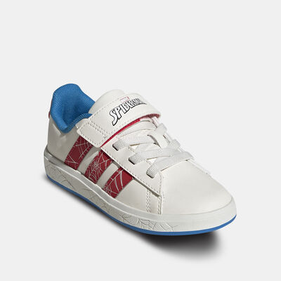 adidas Kids' Marvel Spider-Man Grand Court Shoes White