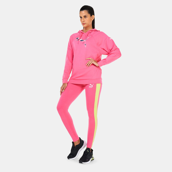 PUMA Women's T7 Leggings Block Leggings Pink PUMA Women's T7 Leggings Block Leggings Pink image number 2