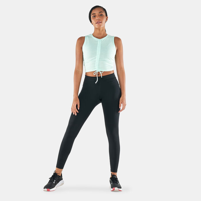 Nike Women's Yoga Dri-FIT Tank Top Green image number 2