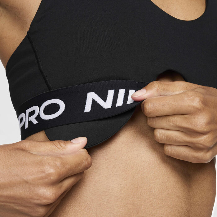Nike Women's Pro Indy Plunge Medium-Support Padded Sports Bra Black Nike Women's Pro Indy Plunge Medium-Support Padded Sports Bra Black image number 5