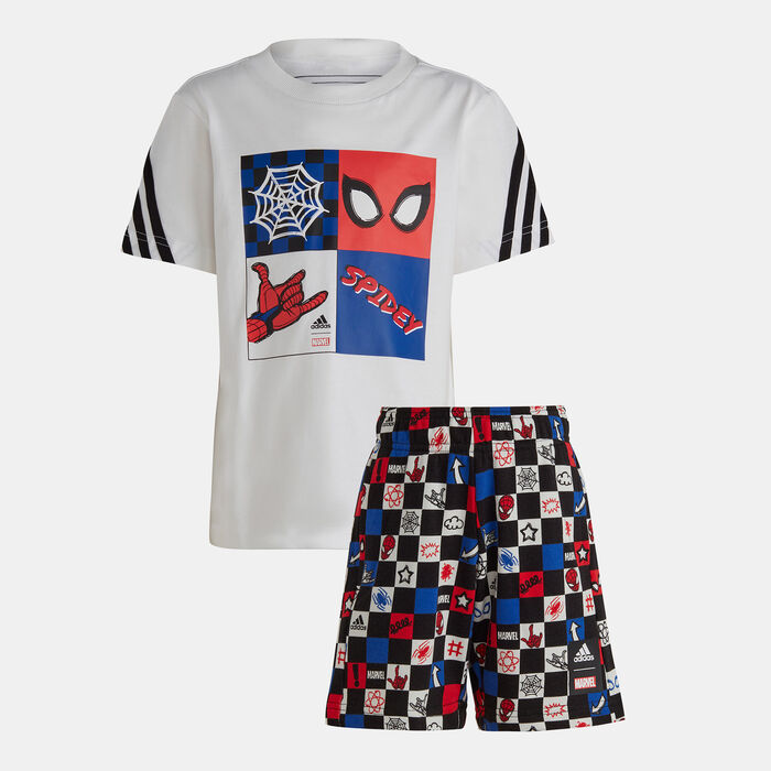 adidas Kids' X Marvel Spider-Man Set White adidas Kids' X Marvel Spider-Man Set White image number 0