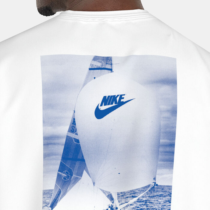 Nike Swim Men's Icon Hydro Rashguard White image number 5