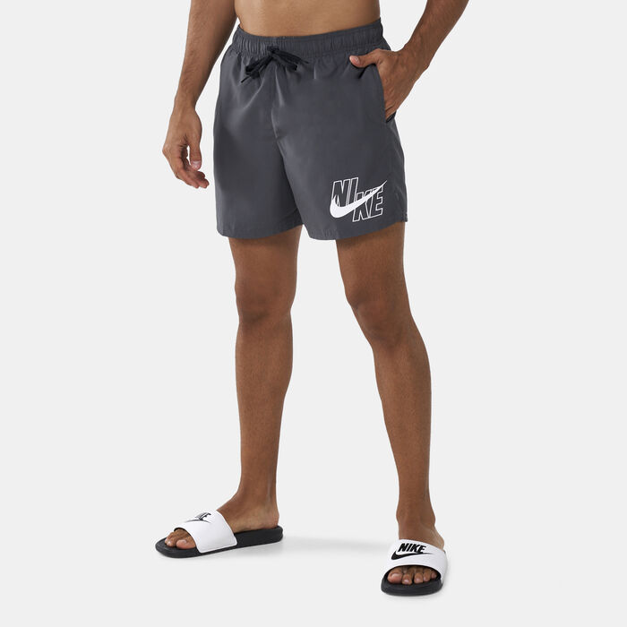 Nike Swim Men's 5-Inch Volley Swimming Shorts Grey Nike Swim Men's 5-Inch Volley Swimming Shorts Grey image number 0