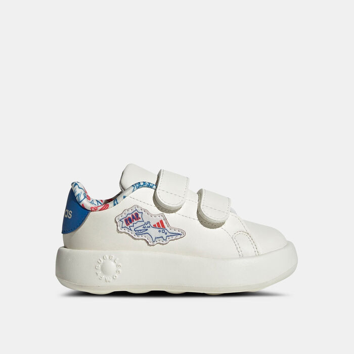 adidas Kids' Advantage Dino Shoes White adidas Kids' Advantage Dino Shoes White image number 0