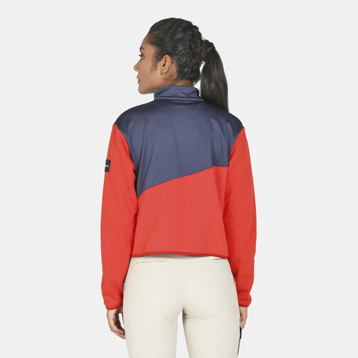 Columbia Women's Columbia Lodge™ Hybrid Sweatshirt Orange Columbia Women's Columbia Lodge™ Hybrid Sweatshirt Orange image number 1