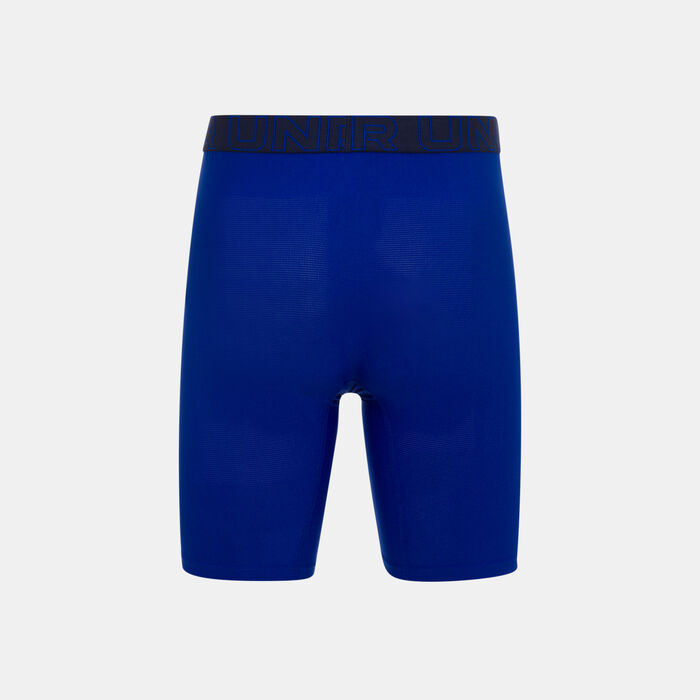 Under Armour Men's Performance Tech Mesh Boxerjock Boxers (3 Pack) Blue Under Armour Men's Performance Tech Mesh Boxerjock Boxers (3 Pack) Blue image number 5