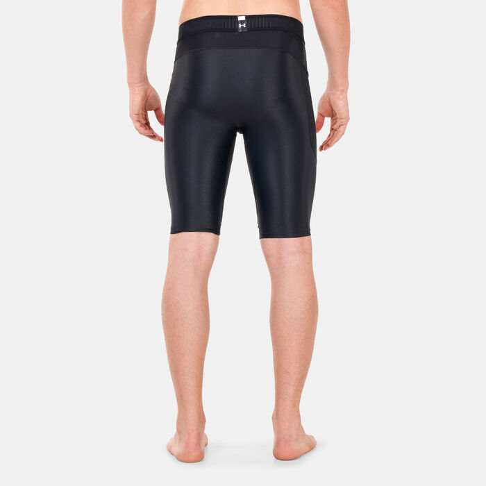 Under Armour Men's UA Iso-Chill Compression Long Shorts Black Under Armour Men's UA Iso-Chill Compression Long Shorts Black image number 1