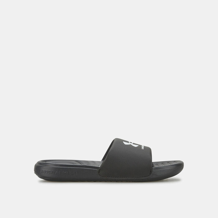 Under Armour Kids' UA Ansa Fixed Slides Black Under Armour Kids' UA Ansa Fixed Slides Black image number 1