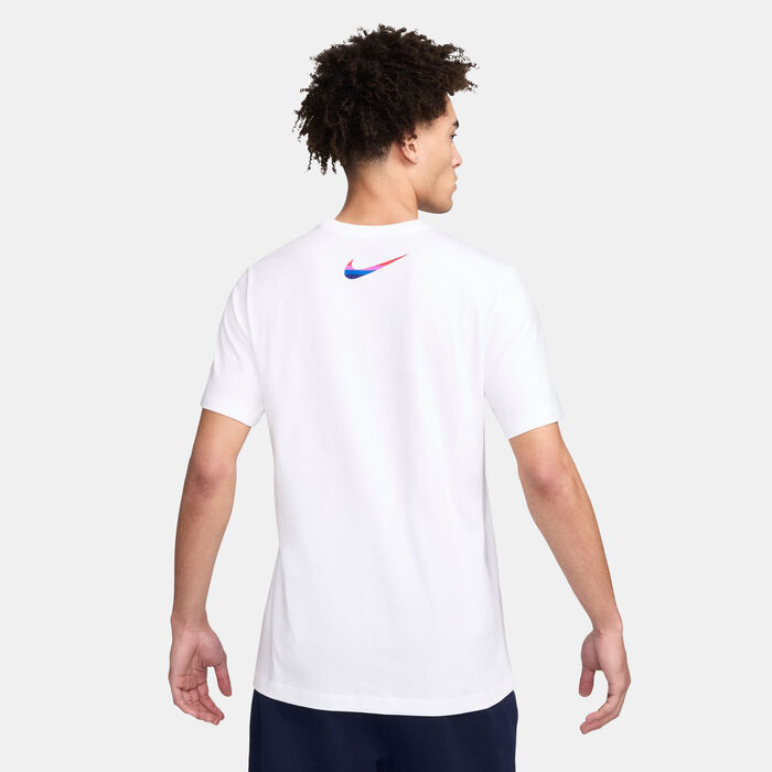 Nike Men's England Football Crest T-Shirt White Nike Men's England Football Crest T-Shirt White image number 1