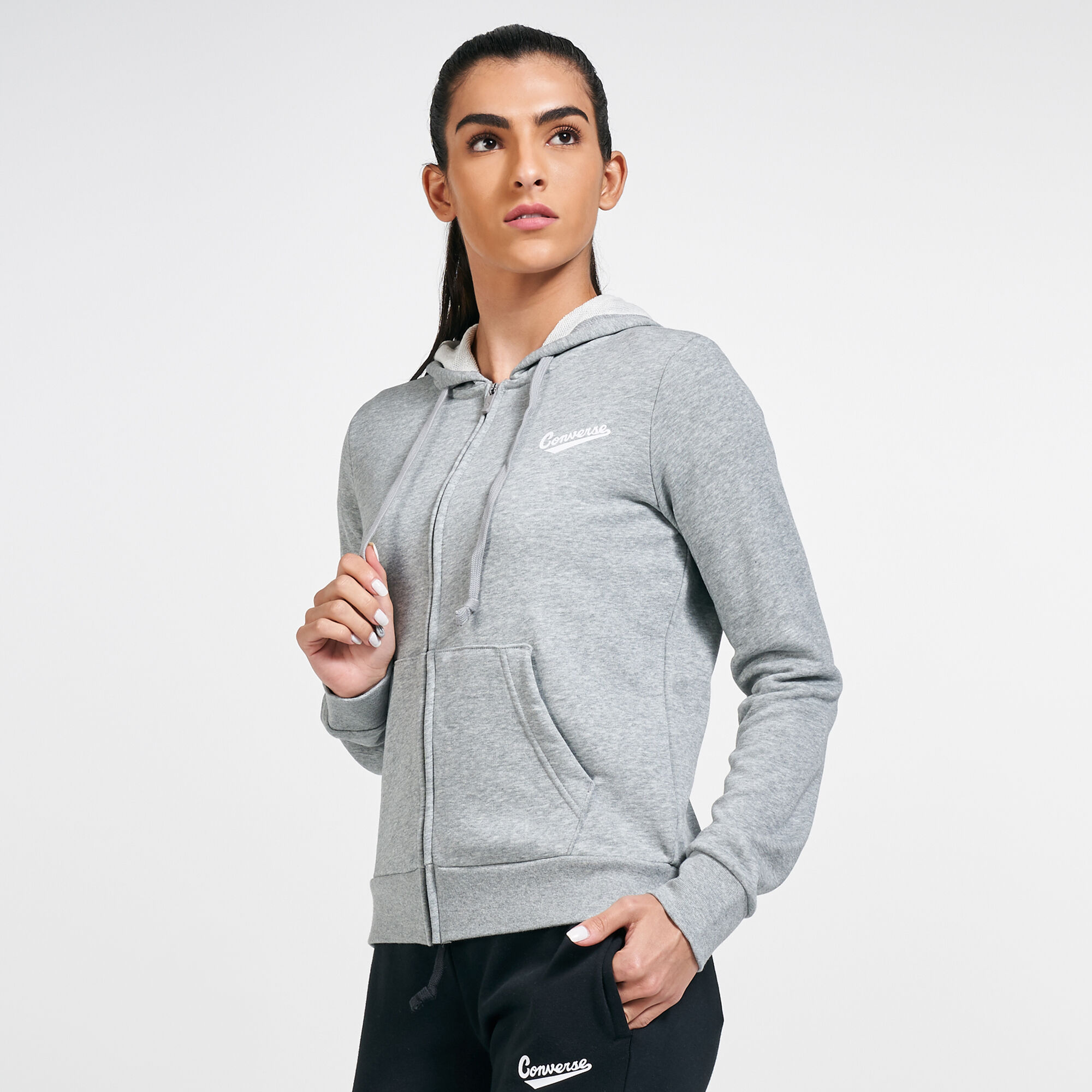 Converse nova best sale zipped hoodie ladies