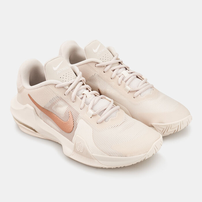 Nike Men's Air Max Impact 4 Basketball Shoe Ivory image number 1