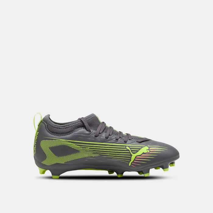 PUMA Kids' ULTRA 5 MATCH Firm Ground/Artificial Ground Football Shoes yellow image number 2