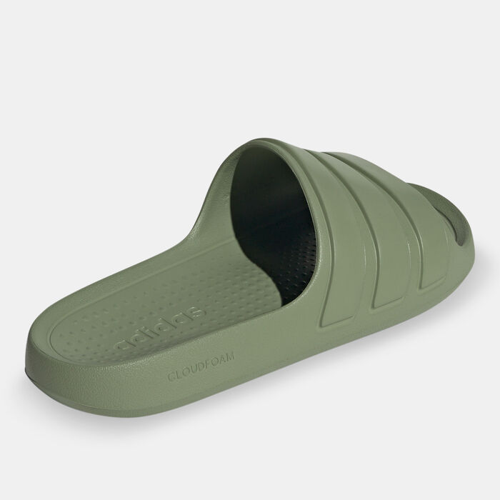 adidas Adilette Flow Slides Green adidas Adilette Flow Slides Green image number 2