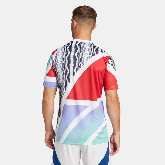 adidas Men's Arsenal 24/25 Pre-Match Football Top Black image number 1