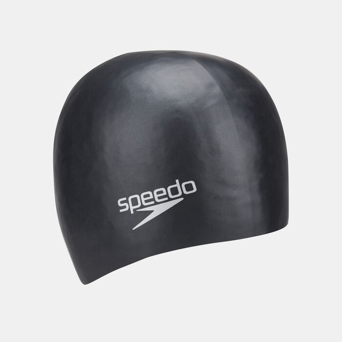 Speedo Long Hair Swimming Cap Black Speedo Long Hair Swimming Cap Black image number 0
