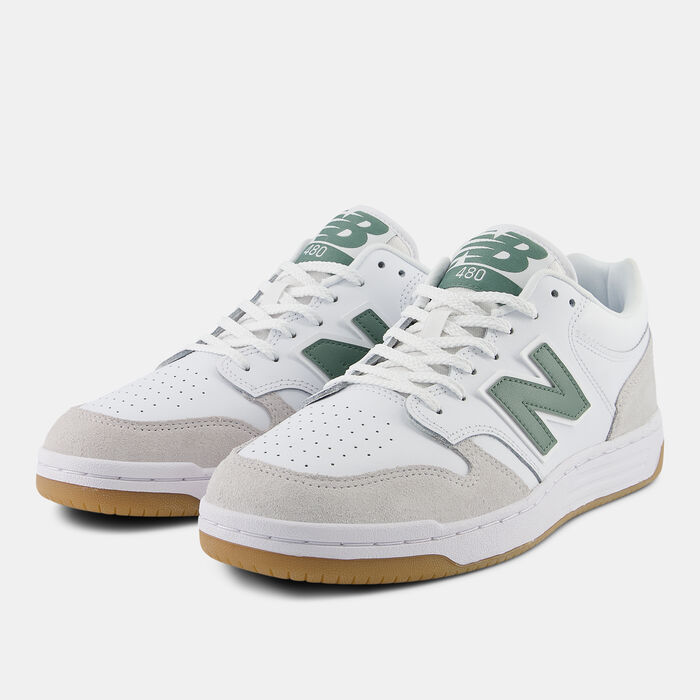 New Balance Men's BB480 Shoes White New Balance Men's BB480 Shoes White image number 1