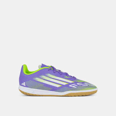 adidas Kids' F50 Club Indoor Court Football Shoes Purple adidas Kids' F50 Club Indoor Court Football Shoes Purple