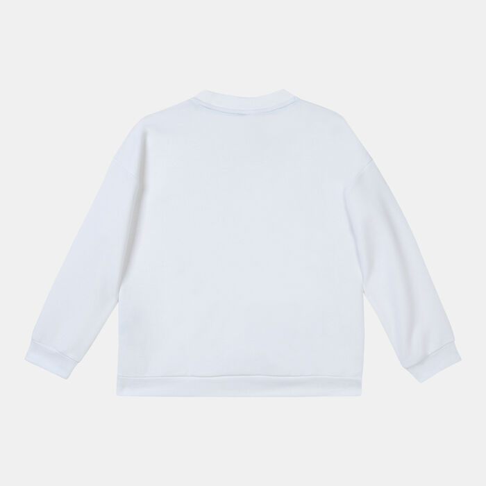adidas Kids' Disney Daisy Duck Sweatshirt White adidas Kids' Disney Daisy Duck Sweatshirt White image number 1
