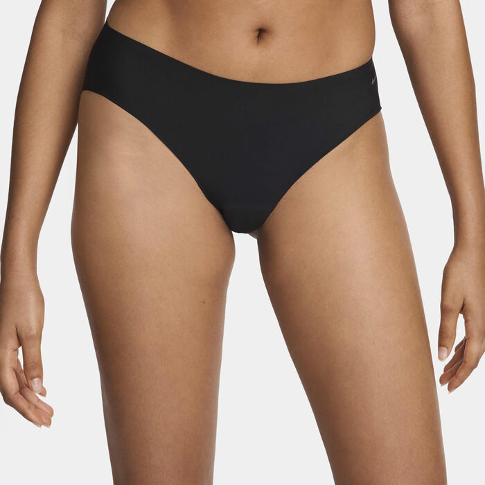 Nike Women's Brief Period Leak Protection Underwear Black Nike Women's Brief Period Leak Protection Underwear Black image number 2