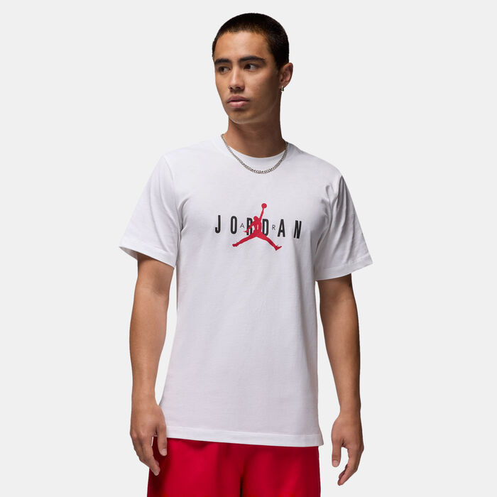 Jordan Men's Air Stretch T-Shirt White Jordan Men's Air Stretch T-Shirt White image number 0