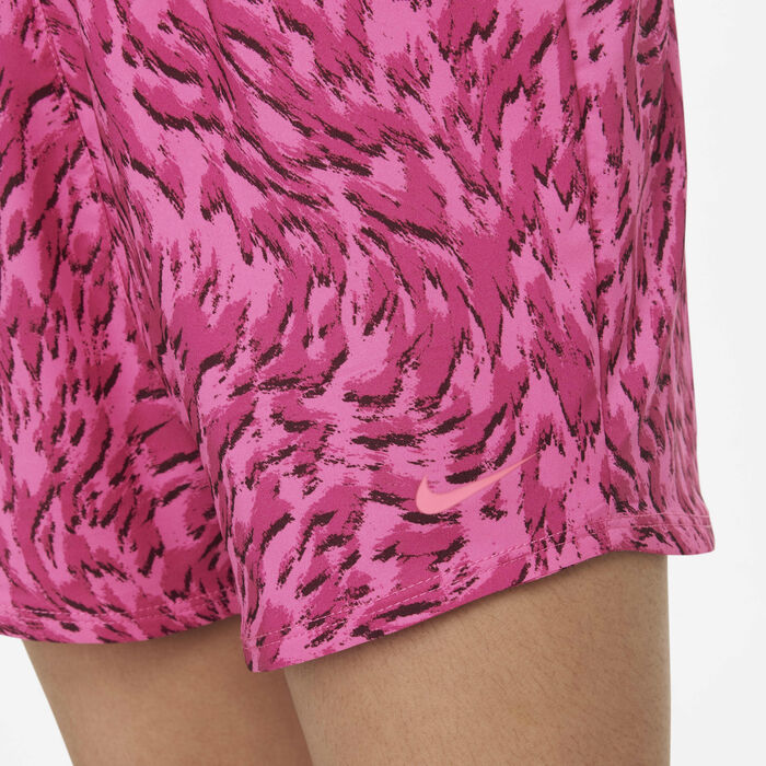 Nike Kids' One High-Waisted Shorts Pink Nike Kids' One High-Waisted Shorts Pink image number 4