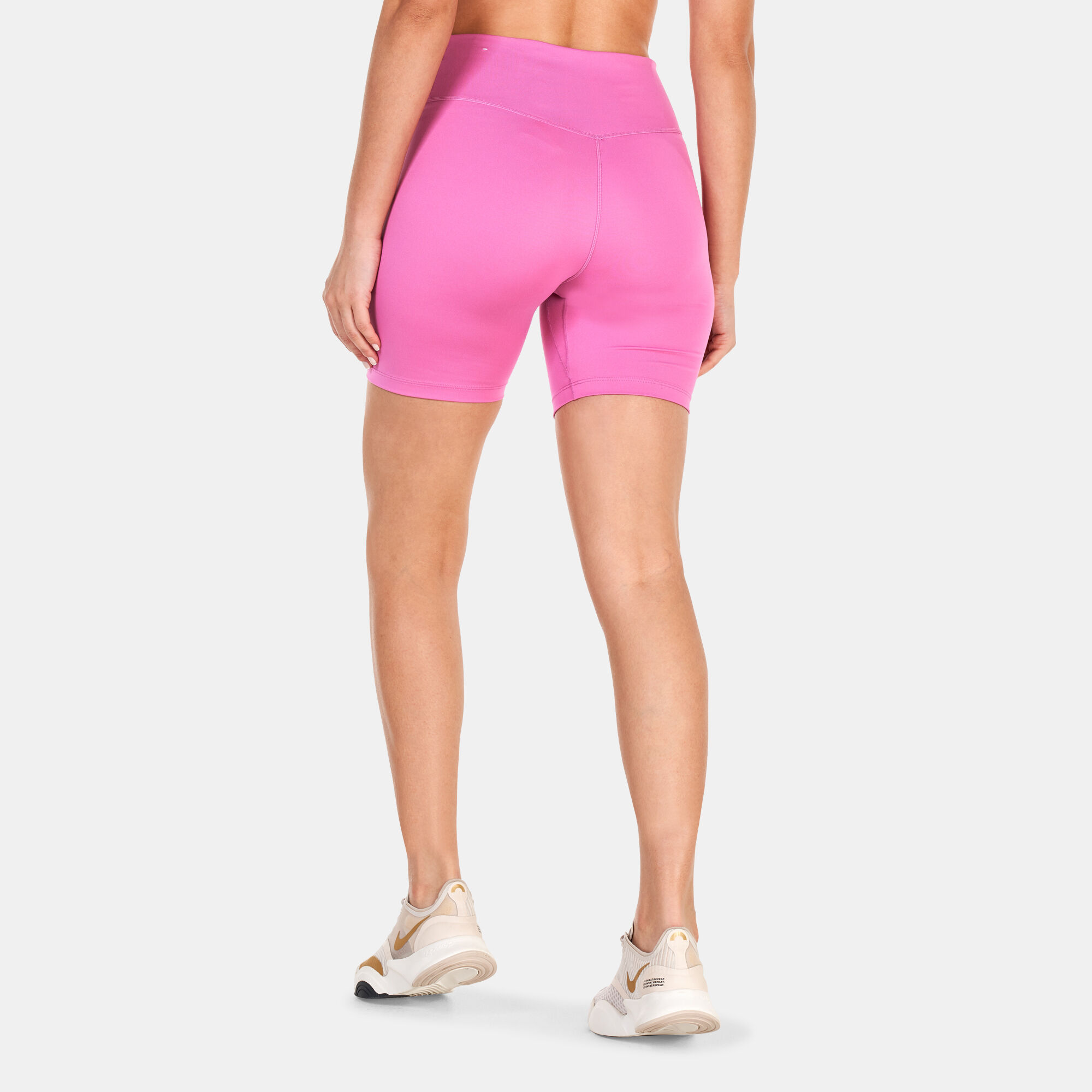 Women s One Mid Rise 7 Inch Bike Shorts Pink Nike in KSA SSS